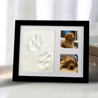 Marco de Fotos con Molde de Huellas para Perro o Gato